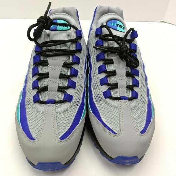 Nike Air Max 95 OG Grey Black Indigo Burst NIB - Picture 6 of 8